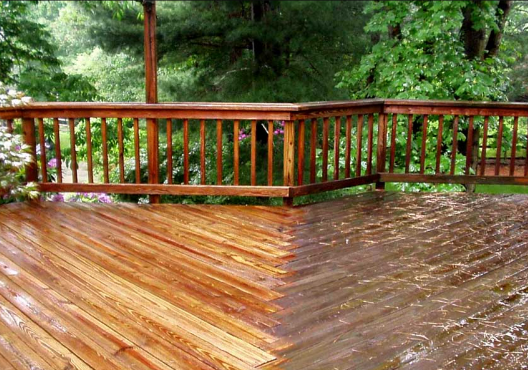 Deck cleaning